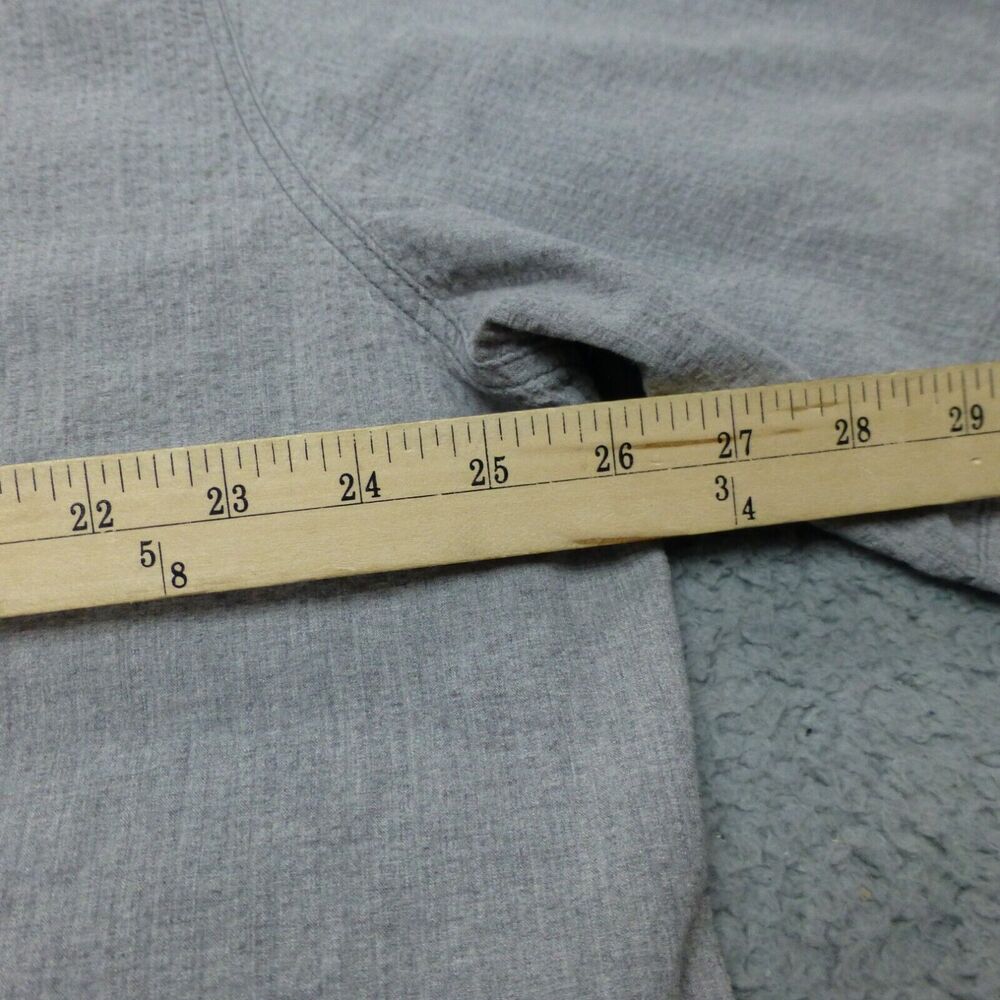 Territory Shirt Mens XXL Gray Button Up Cotton Short Sleeve Pockets Casual - Picture 7 of 9